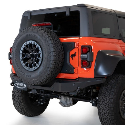Addictive Desert Designs Rock Fighter Rear Bumper for 2022-2023 Ford Bronco Raptor