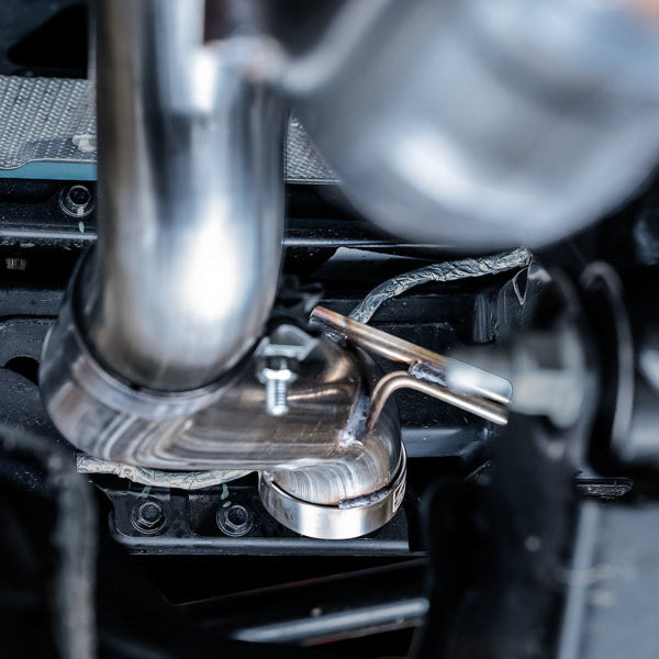 AWE Tuning 0FG Cat Back Exhaust System with BashGuard for Ford Bronco (No Tips, 2021-2023 Models)