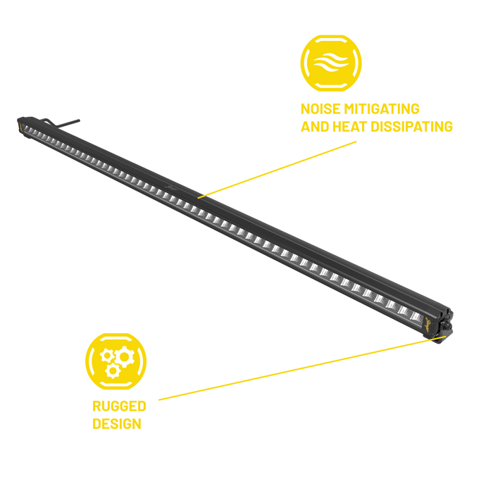 Stinger HEXCORE 50" Straight LED Light Bar - 2018-Current Jeep Wrangler JL/ JLU and 2020-Current Jeep Gladiator JT