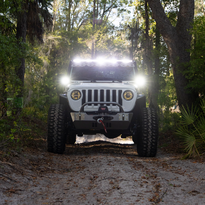 Stinger HEXCORE 50" Straight LED Light Bar - 2018-Current Jeep Wrangler JL/ JLU and 2020-Current Jeep Gladiator JT