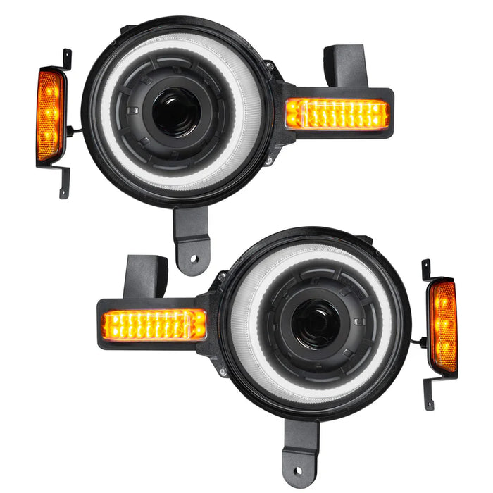 Oracle Lighting Oculus COLORSHIFT BI-LED Projector Headlights I '21- Current Ford Bronco