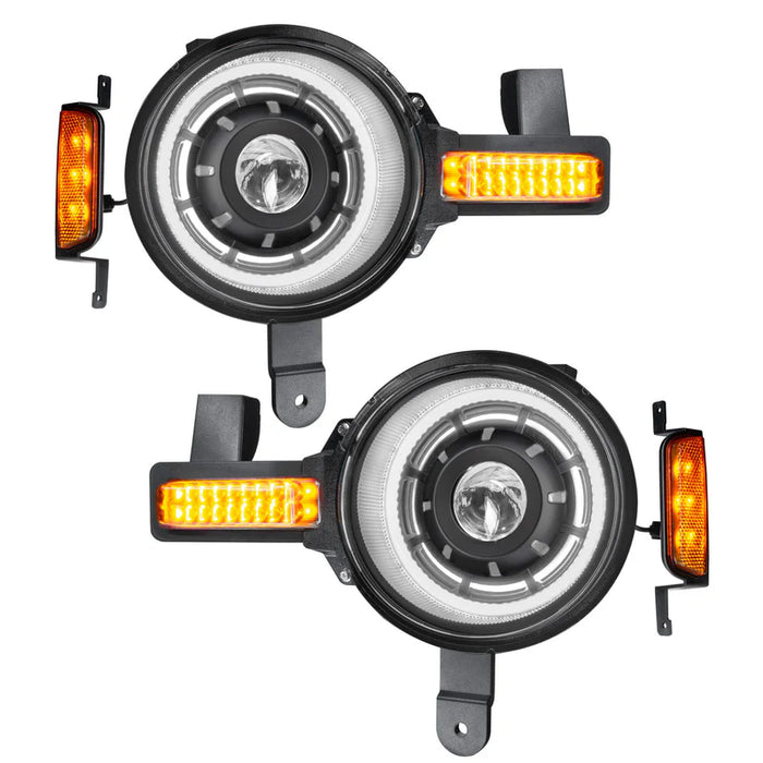 Oracle Lighting Oculus COLORSHIFT BI-LED Projector Headlights I '21- Current Ford Bronco