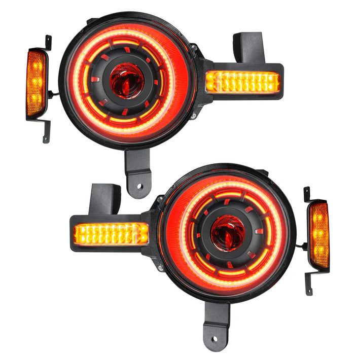 Oracle Lighting Oculus COLORSHIFT BI-LED Projector Headlights I '21- Current Ford Bronco