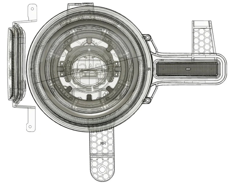 Oracle Lighting Oculus BI-LED Projector Headlights I '21- Current Ford Bronco