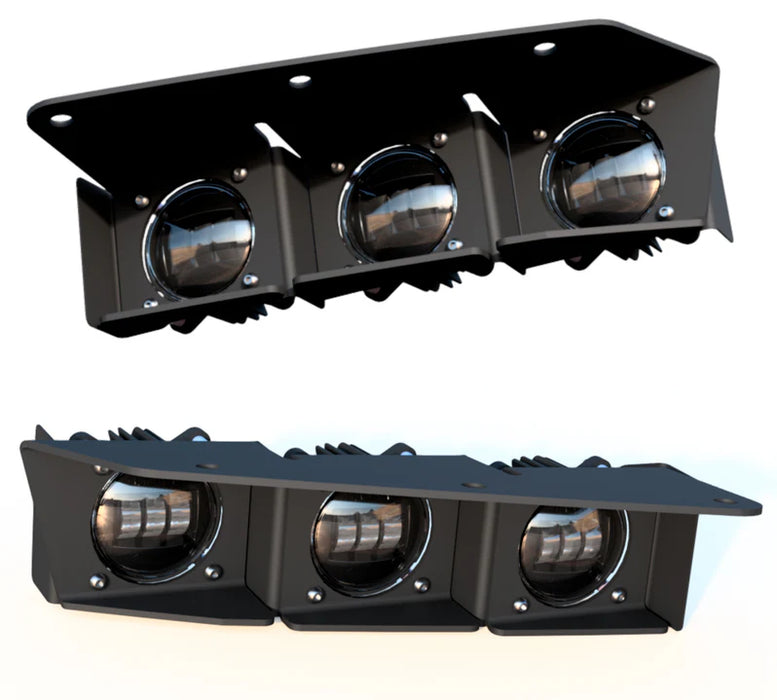 Oracle Lighting Triple LED Fog Light Kit (Steel Bumper) I '21- Current Ford Bronco