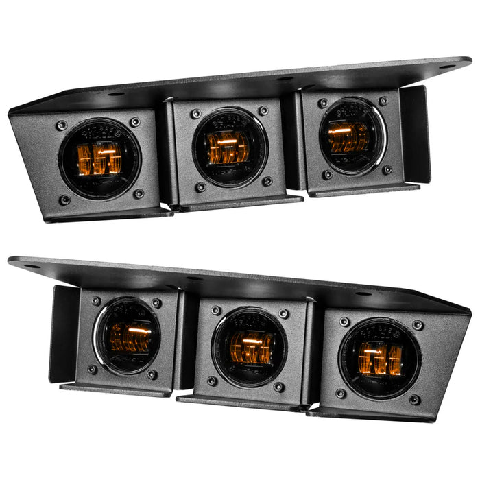 Oracle Lighting Triple LED Fog Light Kit (Steel Bumper) I '21- Current Ford Bronco