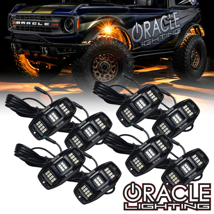 Oracle Lighting Colorshift RGB + Wheel Well Rock Light Kit I '21- Current Ford Bronco