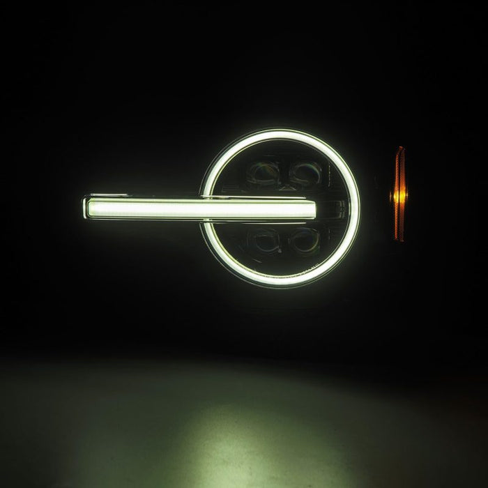 AlphaRex Nova-Series LED Projector Headlights for 2021-2023 Ford Bronco * Alpha-Black with Sequential Signal and Daytime Running Lights