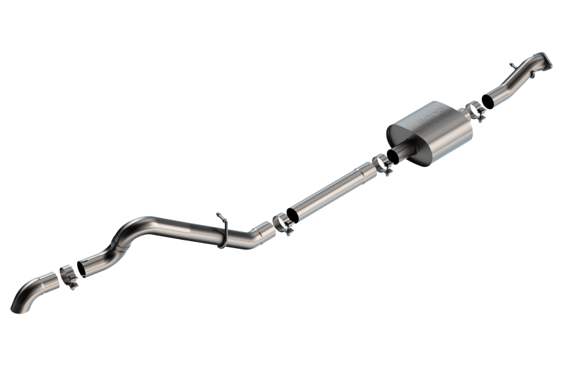 Borla 21-22 Ford Bronco 2.3L S-Type Cat-Back Exhaust System with High Clearance Climber Design