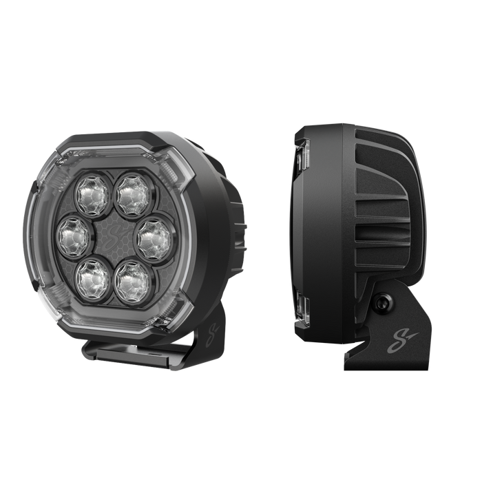 Stinger HEXCORE 6" Amber & White LED Pod Lights (Pair) - 2021-Current Ford Bronco