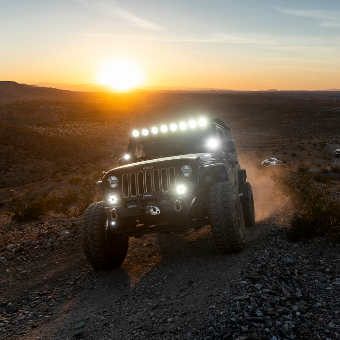 Stinger HEXCORE 6" Amber & White LED Pod Lights (Pair) - 2007-2018 Jeep Wrangler JK/ JKU