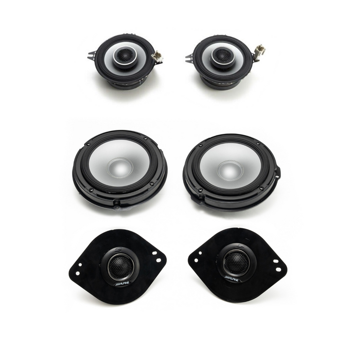 Alpine S Component Complete Plug & Play Speaker Bundle Upgrade | '21- Current Ford Bronco