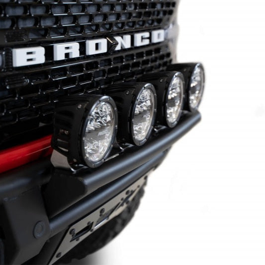 Addictive Desert Designs Pro Bolt-On Light Hoop for 2021-2023 Ford Bronco - Hammer Black