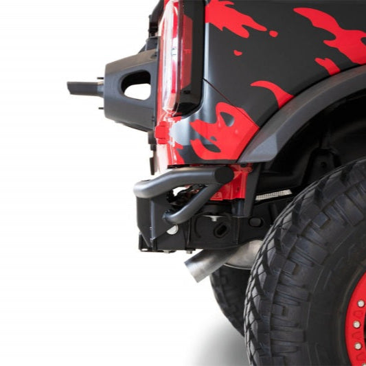 Addictive Desert Designs Pro Bolt-On Rear Bumper for 2021-2023 Ford Bronco - Hammer Black Finish