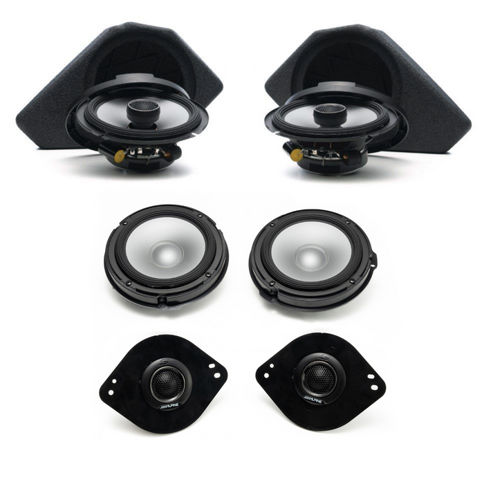 Alpine S Component Complete Plug & Play Speaker Bundle Upgrade | '21- Current Ford Bronco