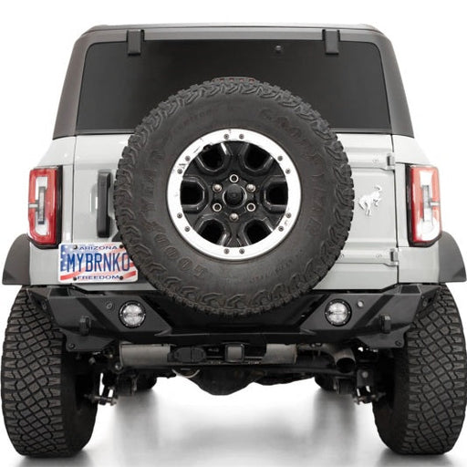 Addictive Desert Designs Krawler Rear Bumper for Ford Bronco 2021-2023 with Light Mounts and Reinforced Recovery Points