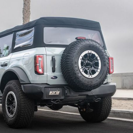 Borla 21-22 Ford Bronco 2.7L V6 Touring Axle-Back Exhaust System with Bright Chrome Tips