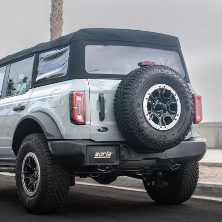 Borla S-Type Axle-Back Exhaust System for 2021-2025 Ford Bronco 2.3L 4WD with Bright Chrome Tips