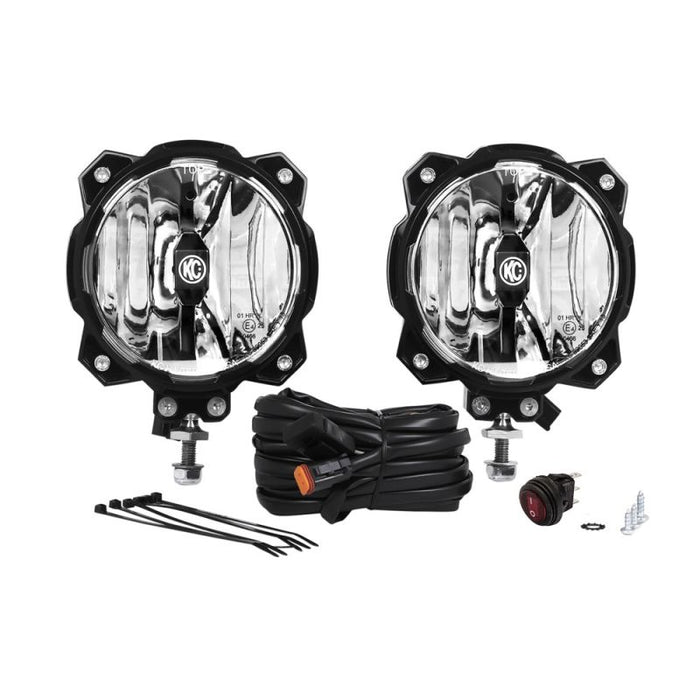 KC Hilites Gravity® Pro6 LED Single Pair Pack System | '21- Current Ford Bronco