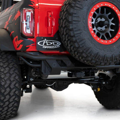 Addictive Desert Designs Pro Bolt-On Rear Bumper for 2021-2023 Ford Bronco - Hammer Black Finish