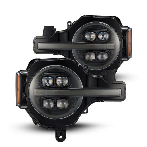 AlphaRex Nova-Series LED Projector Headlights for 2021-2023 Ford Bronco * Alpha-Black with Sequential Signal and Daytime Running Lights