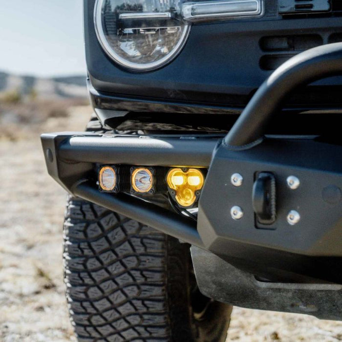 KCHilites Hybrid Front Bumper LED Light Kit - SAE System I '21- Current Ford Bronco