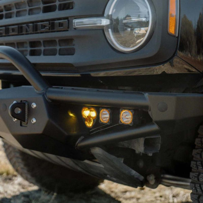 KCHilites Hybrid Front Bumper LED Light Kit - SAE System I '21- Current Ford Bronco