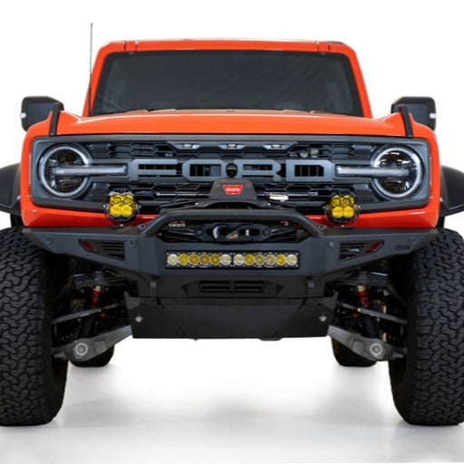 Addictive Desert Designs 22-23 Ford Bronco Raptor Rock Fighter Front Bumper with Universal Light Mounts