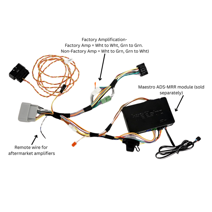 Idatalink Maestro HRN-HRR-CH1 Radio Replacement T-Harness | '07- '18 JK Wrangler