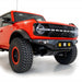 Addictive Desert Designs Bomber Front Bumper for Ford Bronco 2021-2023 with Baja Designs LP4 Mounts and D-Rings - Hammer Black Finish