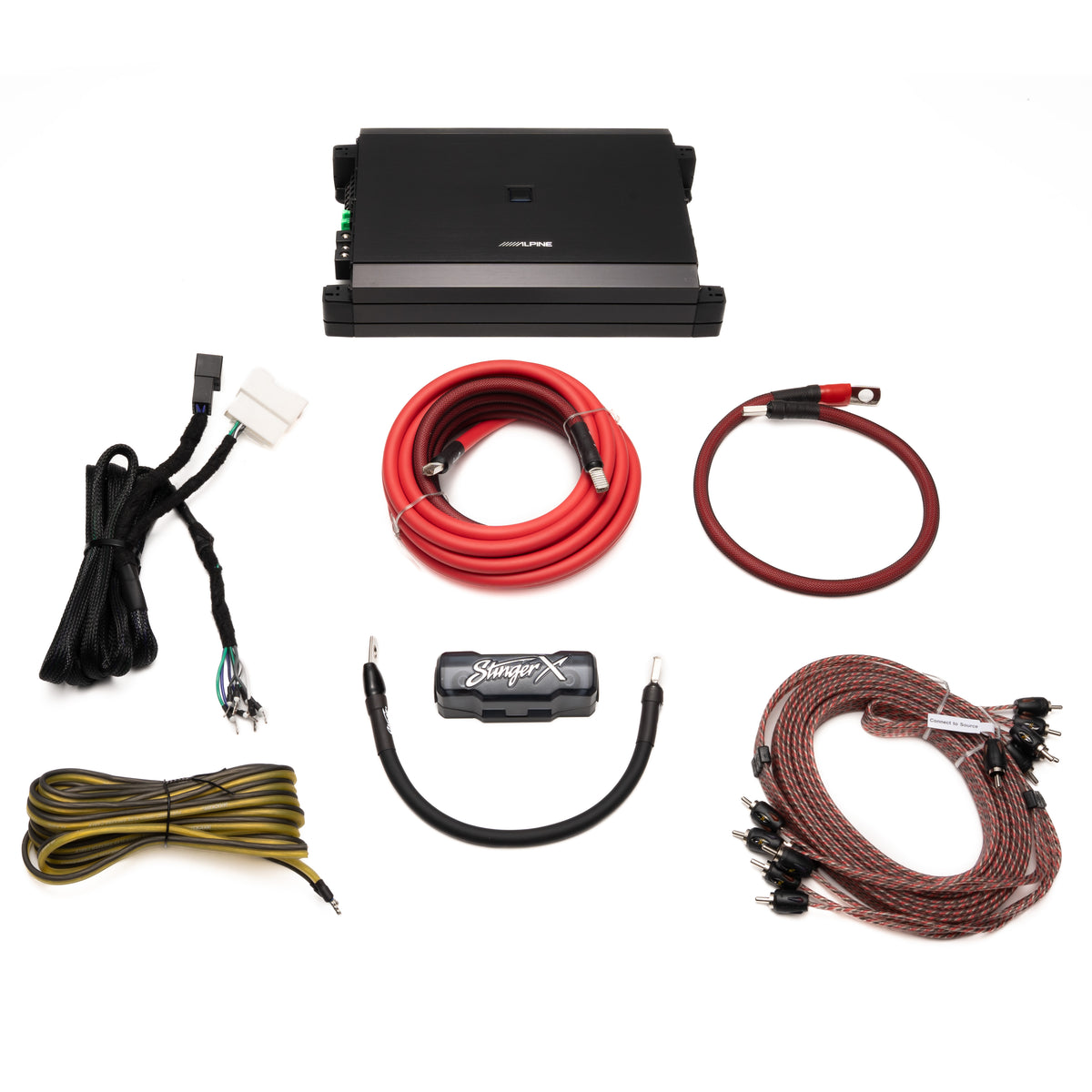 Alpine A55 Complete Plug & Play 5-Channel Amplifier Bundle | '07- '18 ...