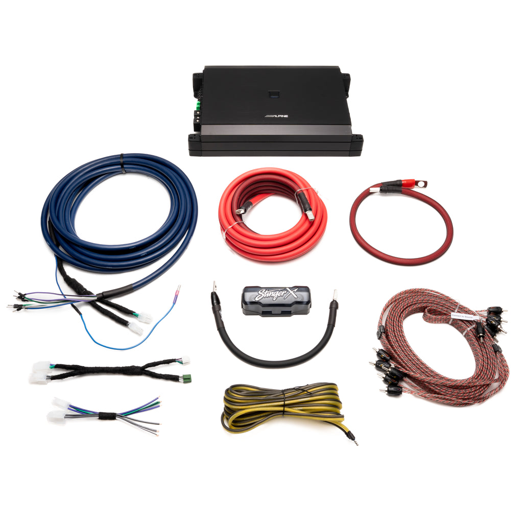 Alpine A55 Complete Plug & Play 5-Channel Amplifier Bundle | '07