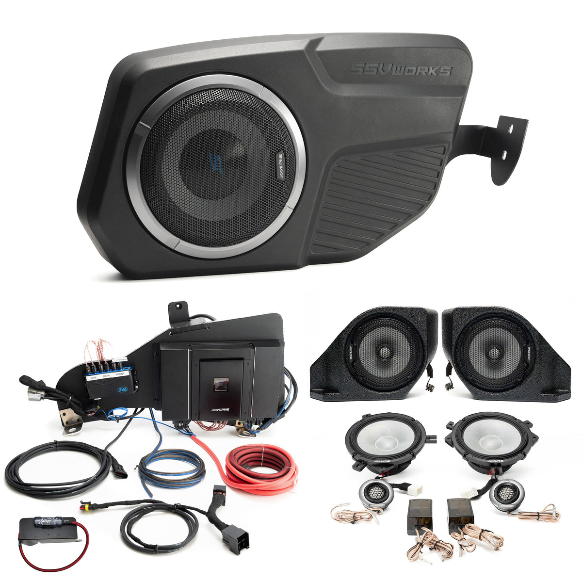 Alpine R-Series Plug & Play Full System Bundle Upgrade 2 & 4-Door