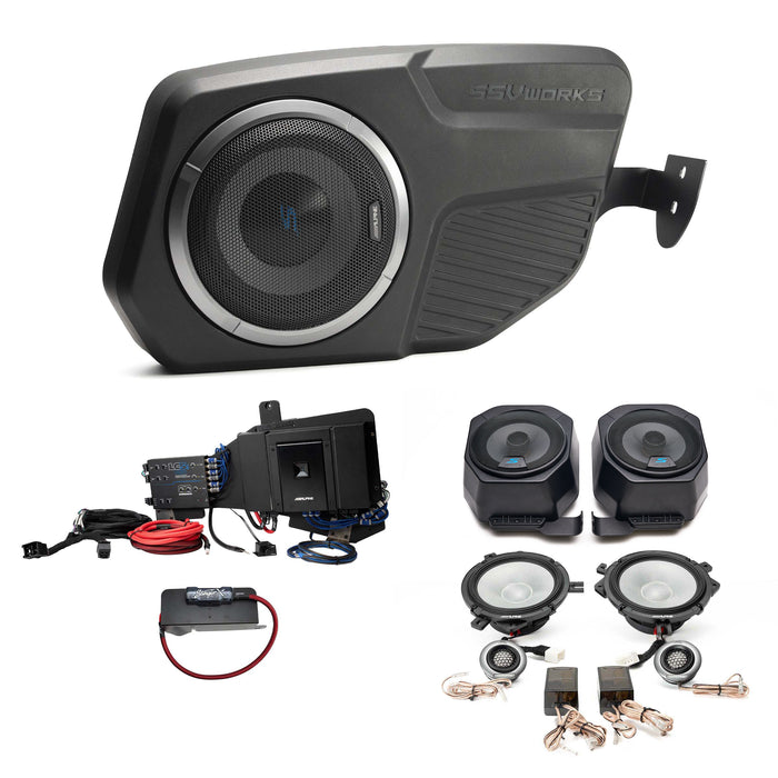 Alpine R- Series Plug & Play Full System Bundle 2 & 4-Door (NON-B&O System) | '21- Current Ford Bronco