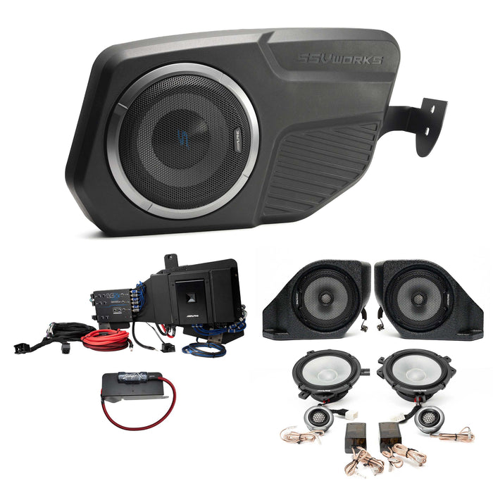 Alpine R- Series Plug & Play Full System Bundle 2 & 4-Door (NON-B&O System) | '21- Current Ford Bronco