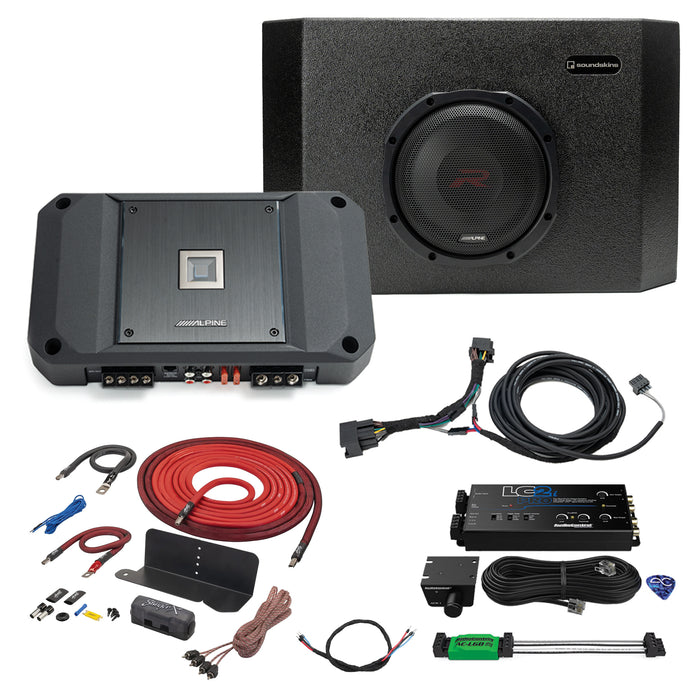 Alpine R Series Plug & Play 12" Tailgate Subwoofer w/ Mono Amp Bundle (NON B&O) | '21- Current Ford Bronco