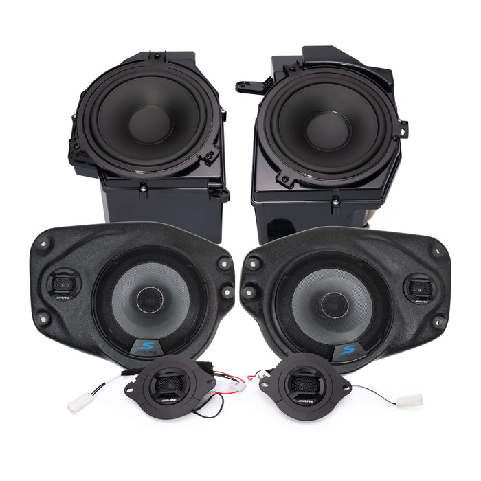 Alpine Plug & Play Full Speaker S65 Upgrade Bundle   | '18-'23 JL Wrangler/ '20-'23 JT Gladiator