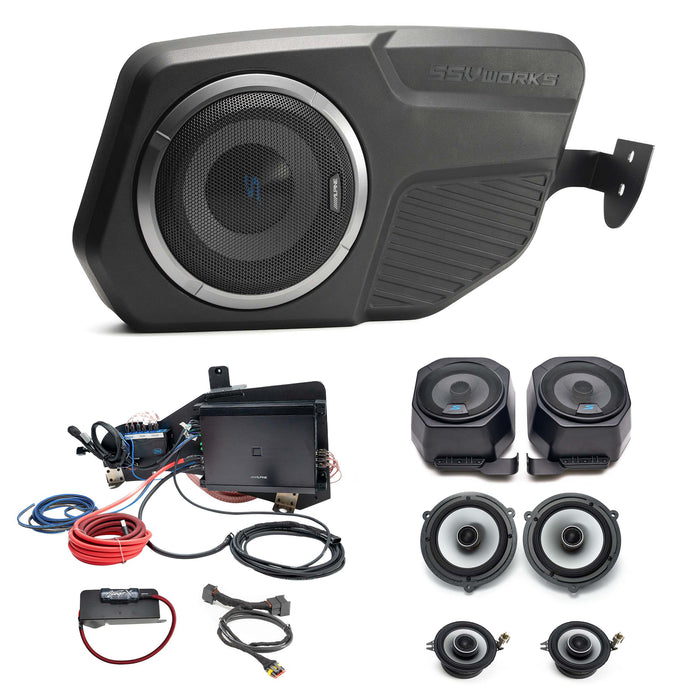 Alpine S-Series Plug & Play Full System Bundle Upgrade 2 & 4-Door (B&O System) | '21- Current Ford Bronco