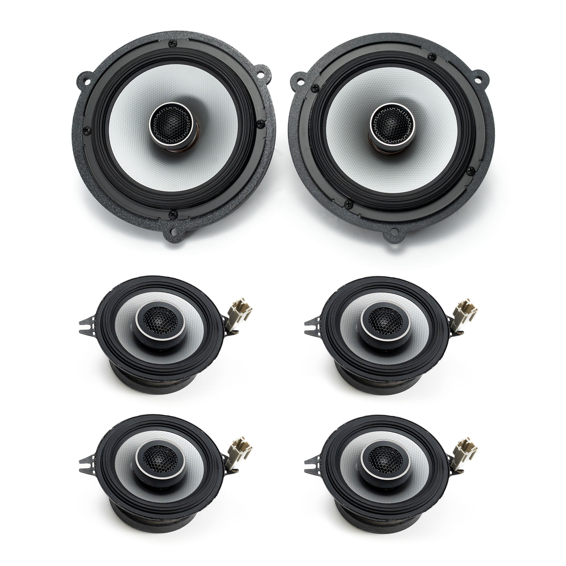 Alpine SXE-1725s 6.5" 220W Coaxial Speaker Kit For Ford Focus MK1 1998-2004 – With Adapter Pods, Tweeter & Midrange