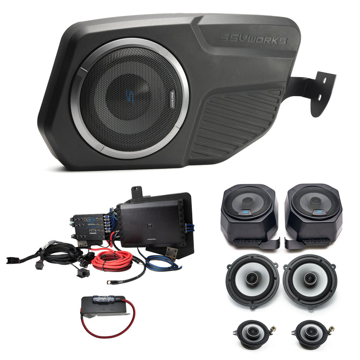 Alpine S- Series Plug & Play Full System Bundle 2 & 4-Door (NON-B&O System) | '21- Current Ford Bronco