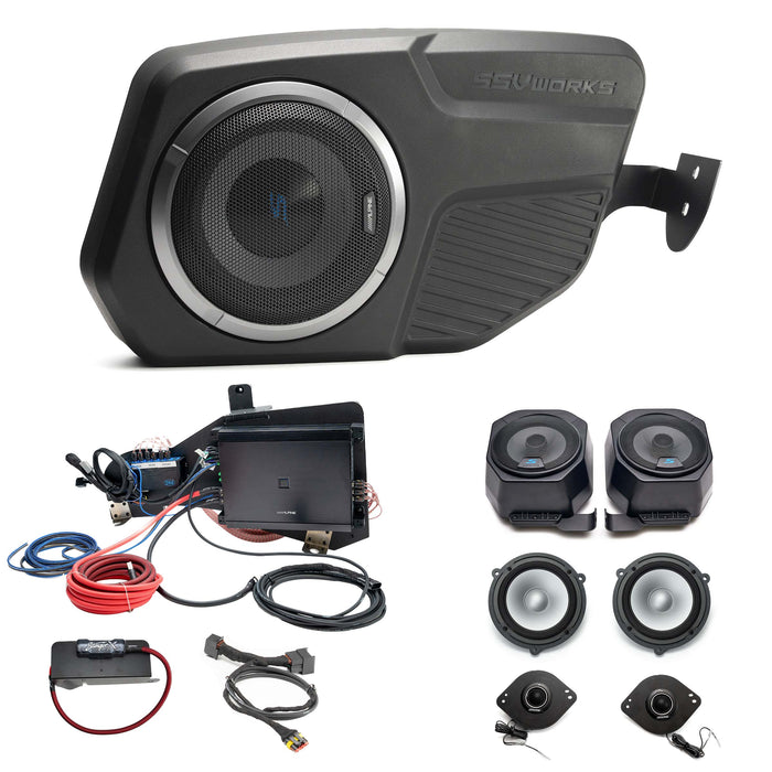 Alpine S-Series Plug & Play Full System Bundle Upgrade 2 & 4-Door (B&O System) | '21- Current Ford Bronco