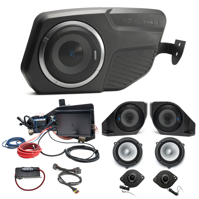 Alpine S-Series Plug & Play Full System Bundle Upgrade 2 & 4-Door (B&O System) | '21- Current Ford Bronco