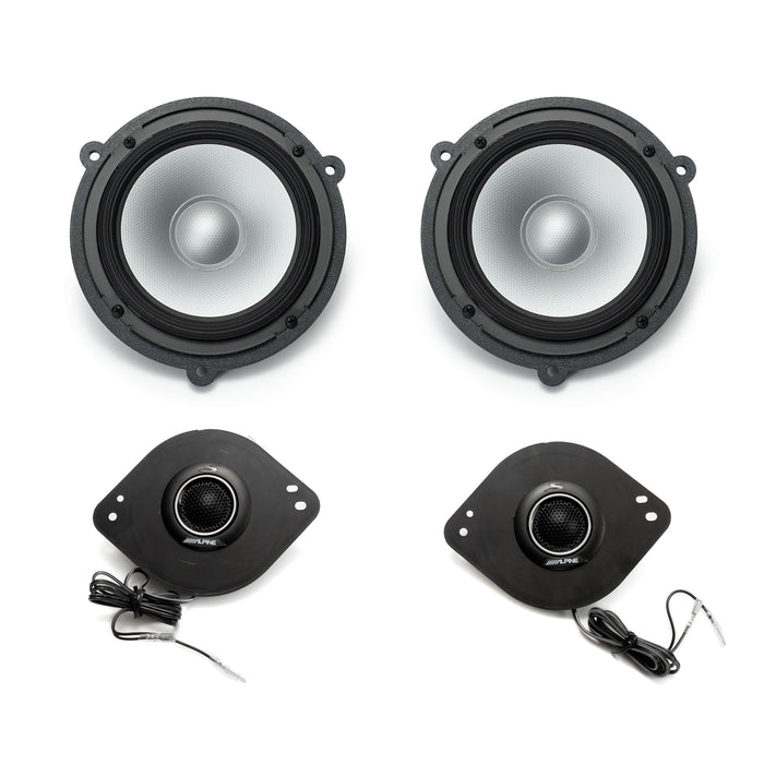 Alpine S Component Complete Plug & Play Speaker Bundle Upgrade | '21- Current Ford Bronco