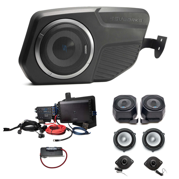 Alpine S- Series Plug & Play Full System Bundle 2 & 4-Door (NON-B&O System) | '21- Current Ford Bronco