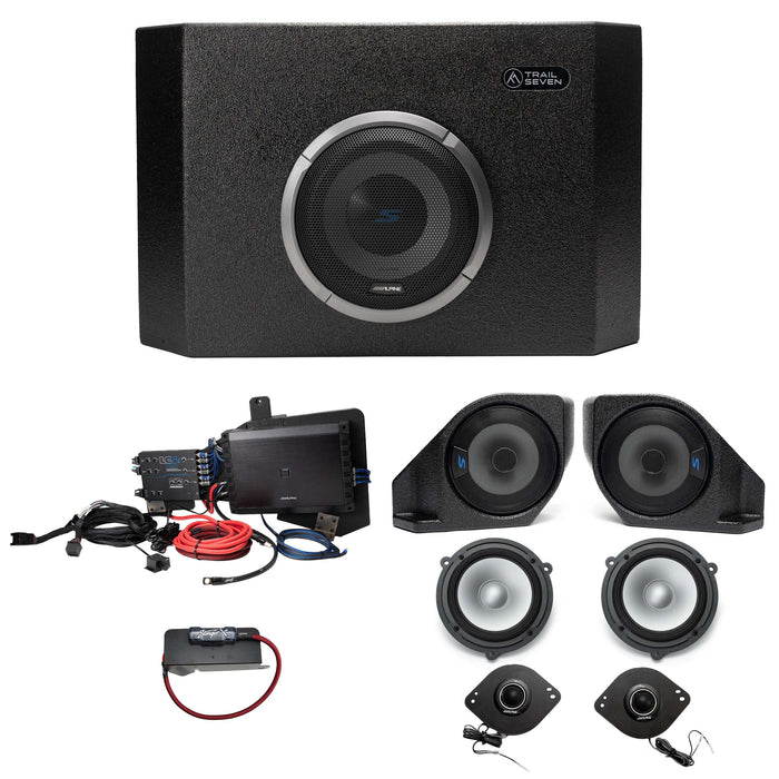 Alpine S- Series Plug & Play Full System Bundle 2 & 4-Door (NON-B&O System) | '21- Current Ford Bronco