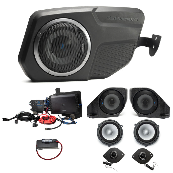 Alpine S- Series Plug & Play Full System Bundle 2 & 4-Door (NON-B&O System) | '21- Current Ford Bronco