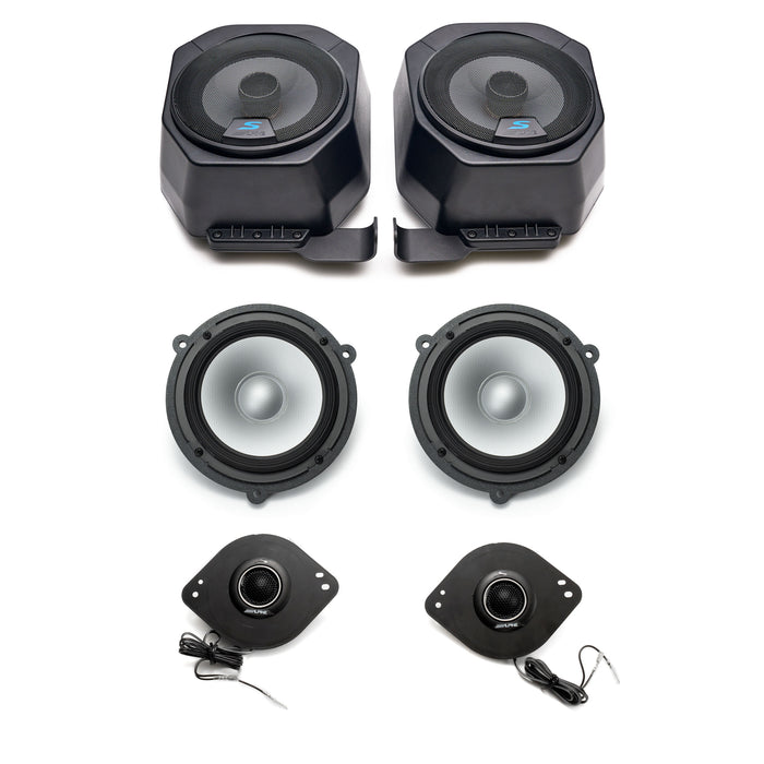 Alpine S Component Complete Plug & Play Speaker Bundle Upgrade | '21- Current Ford Bronco