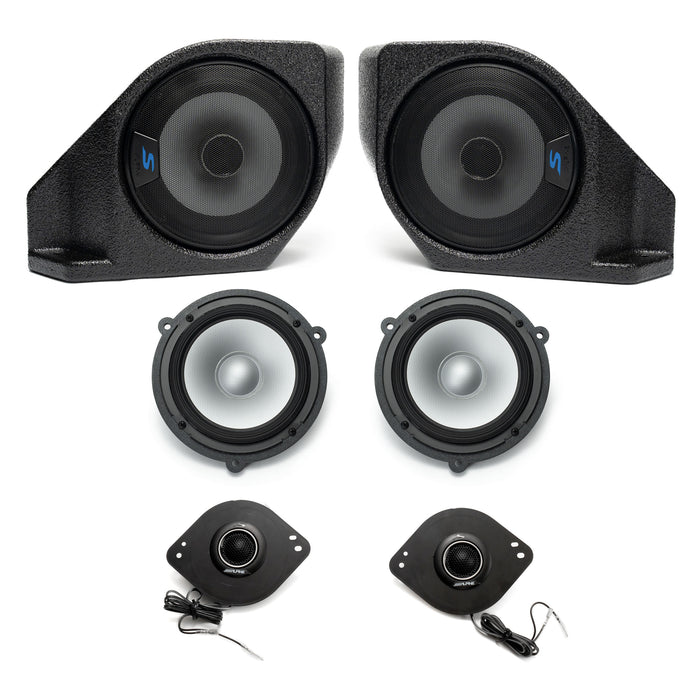 Alpine S Component Complete Plug & Play Speaker Bundle Upgrade | '21- Current Ford Bronco