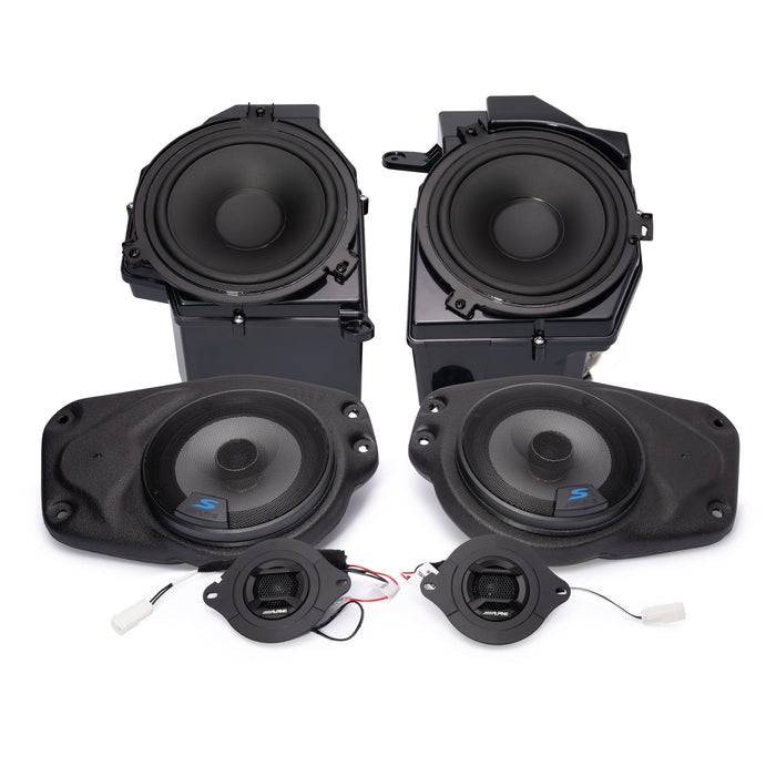 Alpine Plug & Play Full Speaker S65 Upgrade Bundle   | '18-'23 JL Wrangler/ '20-'23 JT Gladiator