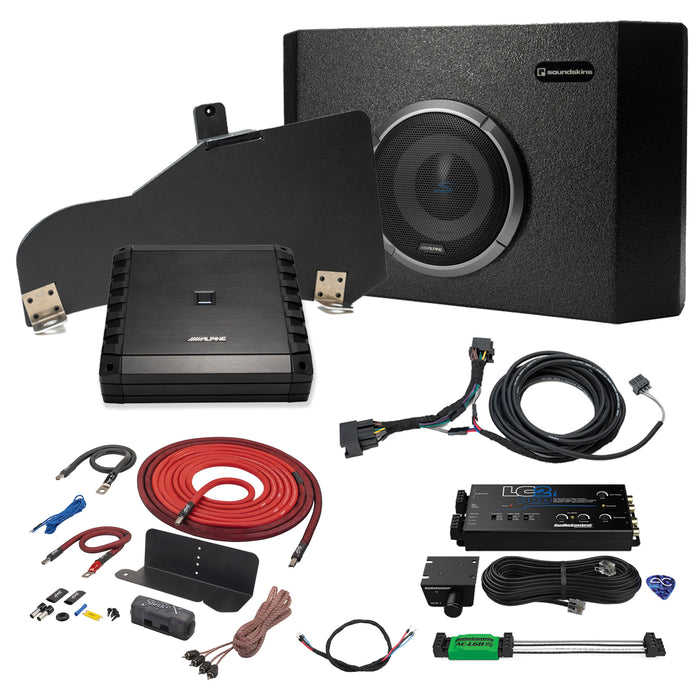 Alpine S Series Plug & Play 12" Tailgate Subwoofer w/ Mono Amp Bundle (NON B&O) | '21- Current Ford Bronco